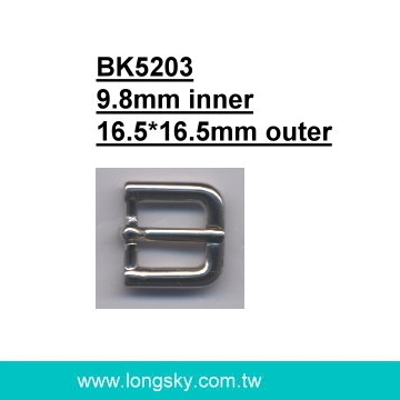 U-shaped metal pin buckle (#BK5215/16.5mm inner)