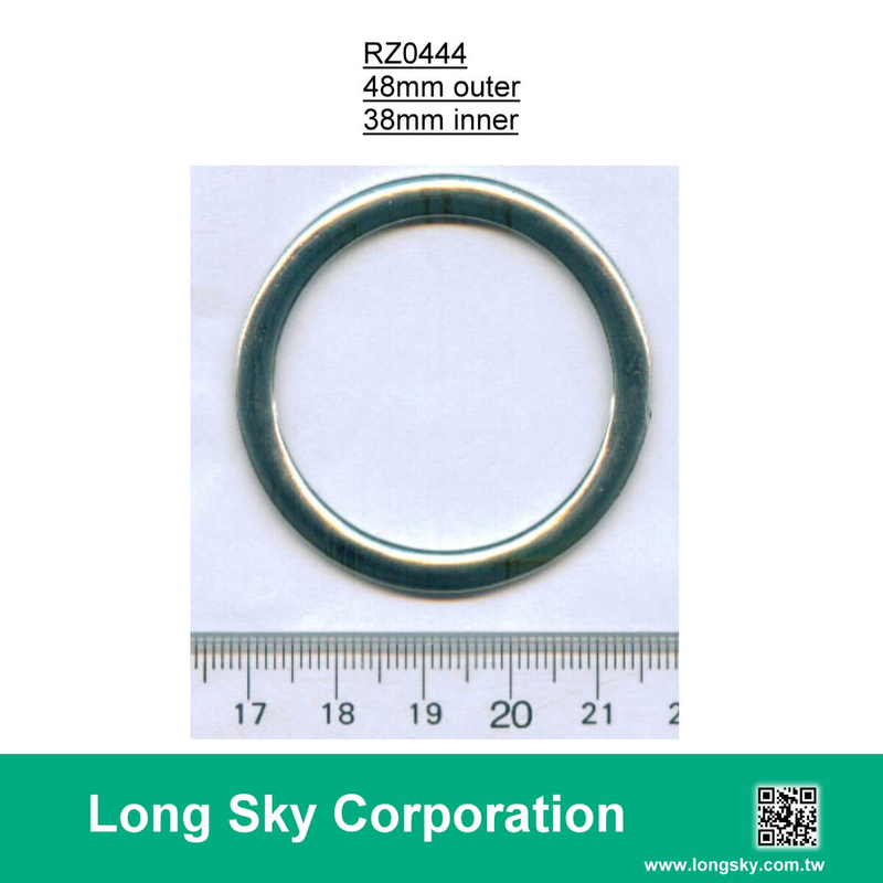 (#RZ0444/38mm) decorative zinc metal ring buckle for 1 1/2 inch wide leather belt