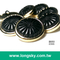 (#B6053/21mm) Gold and black two parts combination button