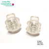 (#ST0667) Fashion type 3mm hole cord lock, plastic spring cord stopper