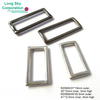 For 30mm Belt Curved Rectangle Silver Belt Buckle for Fashionable Apparels