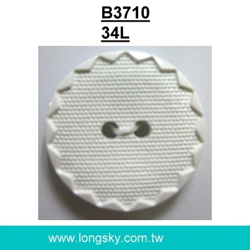 (#B3710/34L) 2 hole plastic nylon dyeable craft button