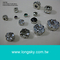(#MS0700) high quality sew on round acrylic stone with metal base