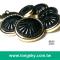 (#B6053/21mm) 2 pieces fashion black combined shank clothing buttons