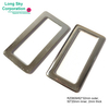 Flat back 50mm Rectangle Metal Belt Buckle for Garments