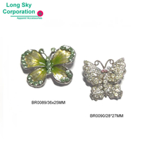 lady suit decorative butterfly brooch (BR0089, BR0090)