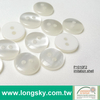(#P1010F2) 14L, 16L, 18L small button in white color imitation shell finish, button for female shirts