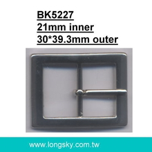 fashion metal square belt buckle (#BK5227/21mm inner)