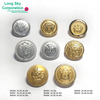 Gold hot stamping button, Silver hot stamping garment button