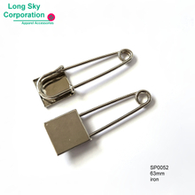 Square safety pin for DIY craft (SP0052/63mm, 2.5")