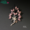 (BR0198) 31*51mm flower brooch, winter coat brooch