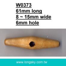 (#W0373) fashion one hole wooden toggle for winter coat