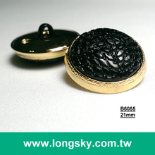 (#B6055/34L) fancy high quality best design garment plastic coat button