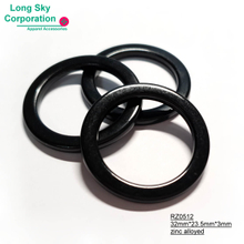 (RZ0512) 23mm inner metal flat round ring garment accessories