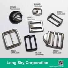 Small metal belt prong buckles for clothing
