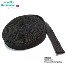 (TM2803) 10mm wide polyester knitting strap for garments