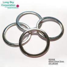 (RZ0508) 3cm inner zinc alloyed metal round belt ring buckle